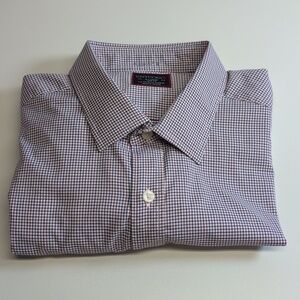 UNTUCKit Pauillac Long Sleeve Slim Fit Wrinkle Free Shirt Size XL EUC